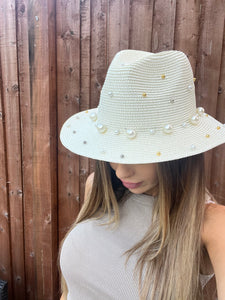 Beaded Fedora Hat