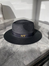 Load image into Gallery viewer, Personalised Straw Fedora Hat