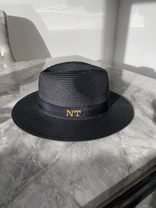 Personalised Straw Fedora Hat